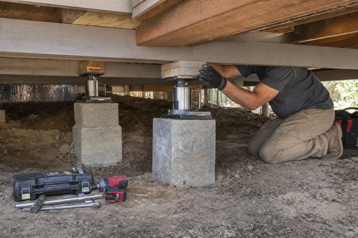 House Leveling work